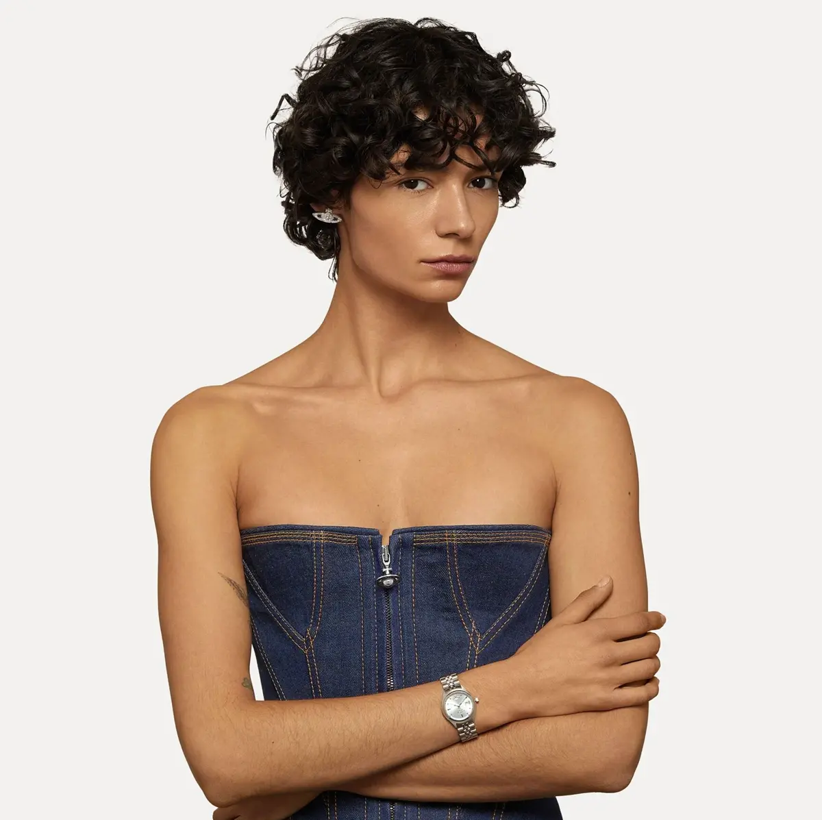 Alternative view of Đồng Hồ Vivienne Westwood Little Camberwell 'Blue' VV311LBLSL