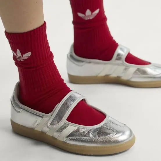 Alternative view of Giày Adidas Samba Jane ‘Silver Metallic’ KK2502