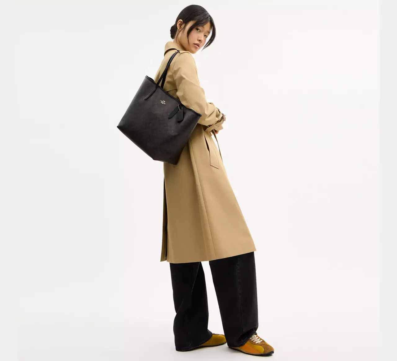Alternative view of Túi Coach City Tote Bag 'Walnut' CV976-IMXAQ