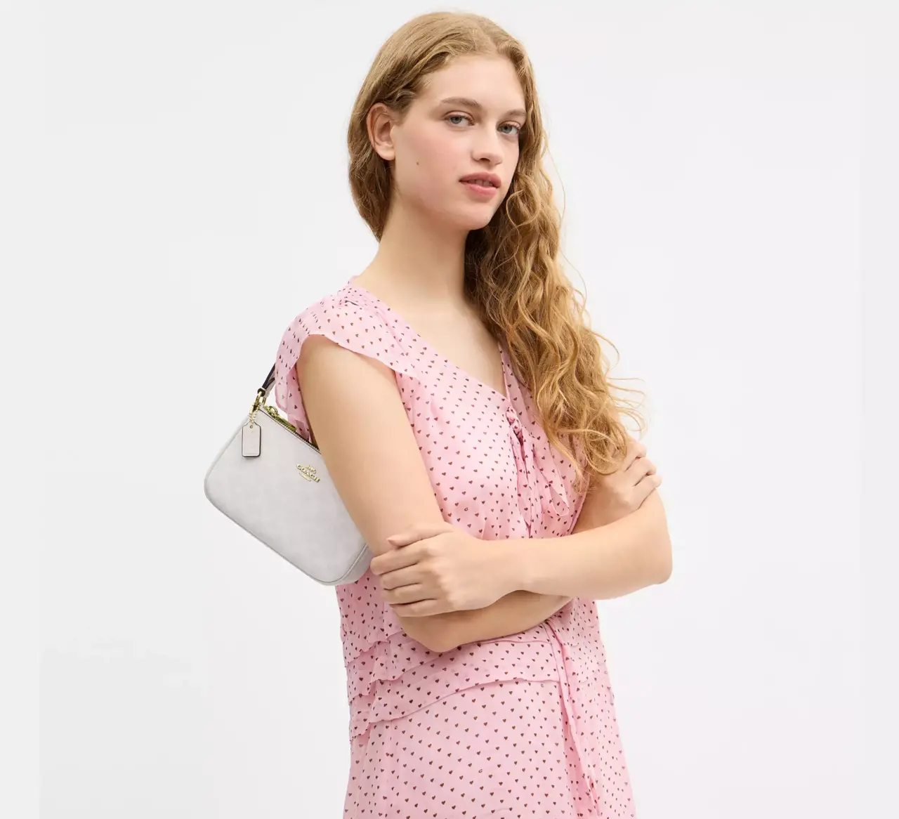Alternative view of Túi Coach Nolita 19 In Signature Canvas Bag 'Chalk' CW426-IMXU5