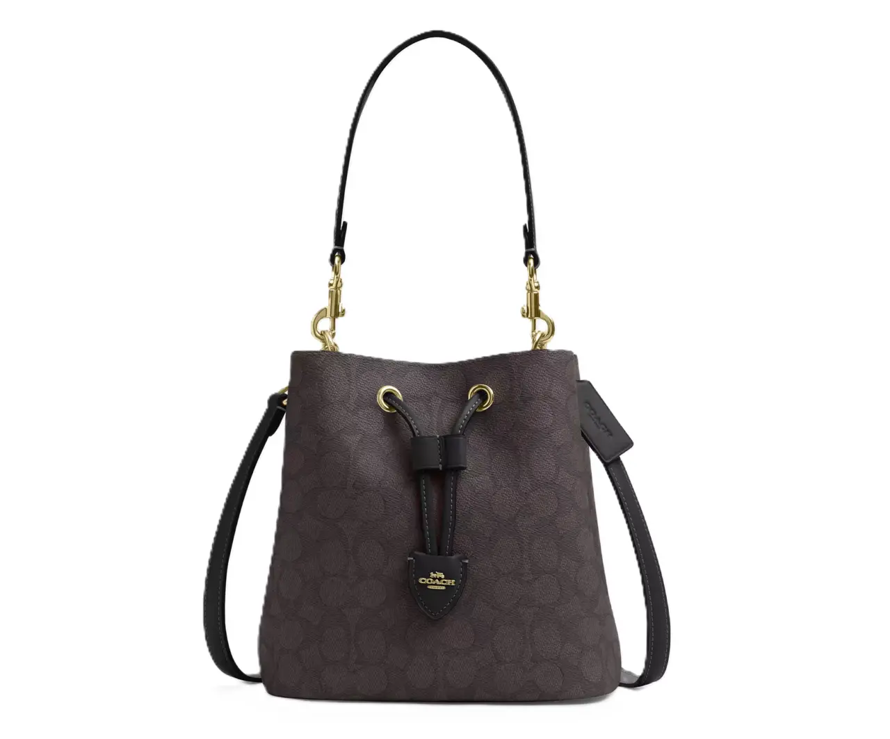 Túi Coach Rowan Bucket Bag 'Walnut Black' CBH07-IMXAQ