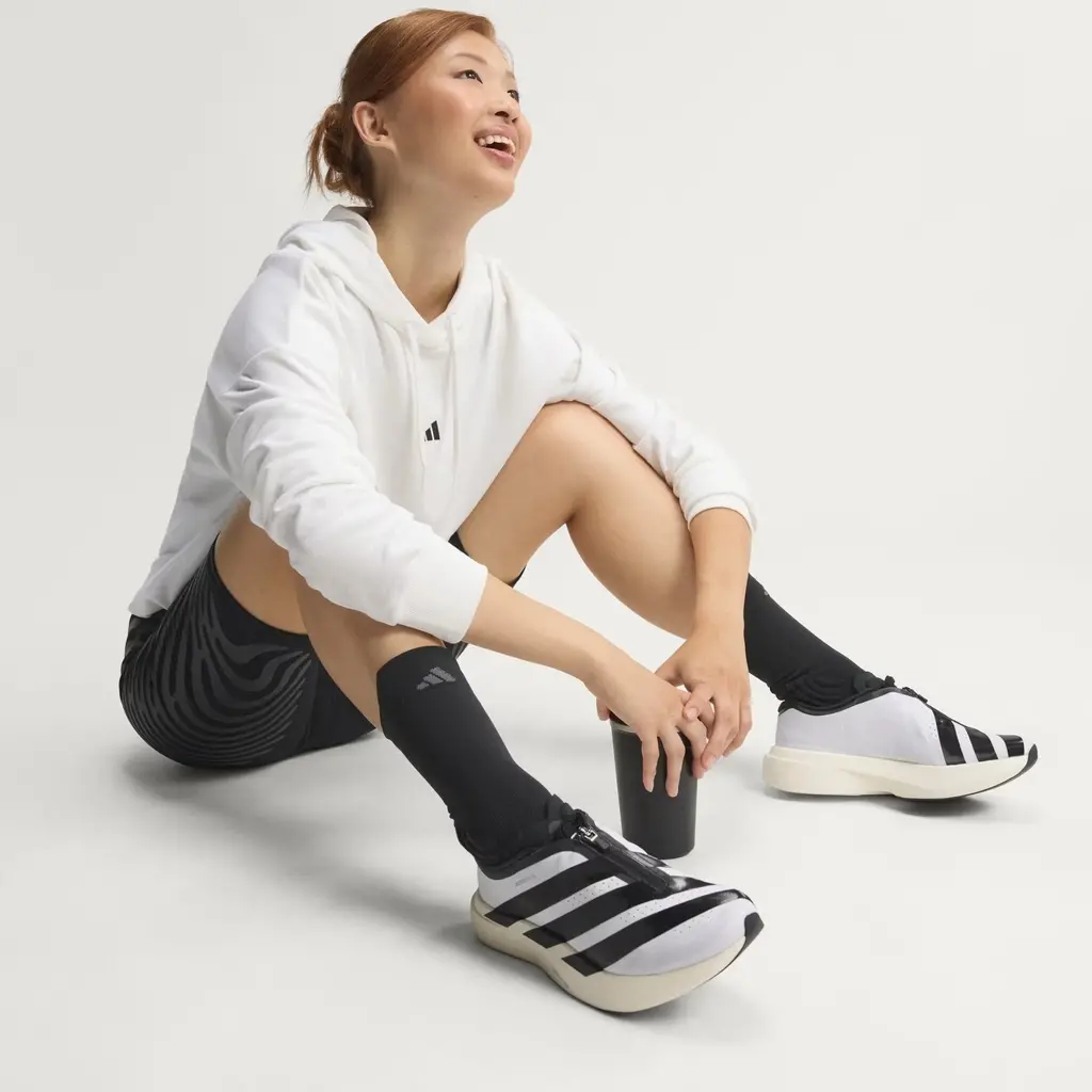 Alternative view of Giày Adidas Adizero EVO SL ZIP ‘Zero Metallic’ KI4796