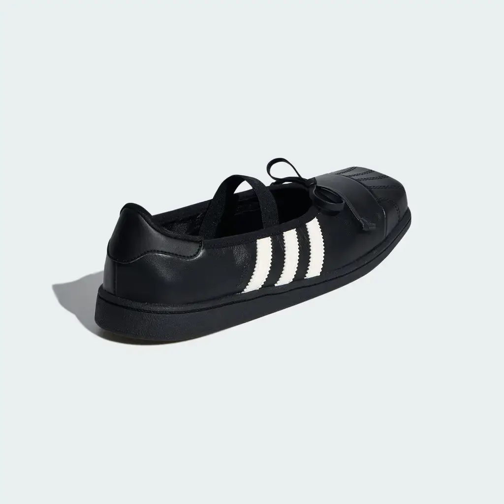 Giày Adidas Superstar x Jennie Square Ballet 'Black' LB3787 - Ảnh 2