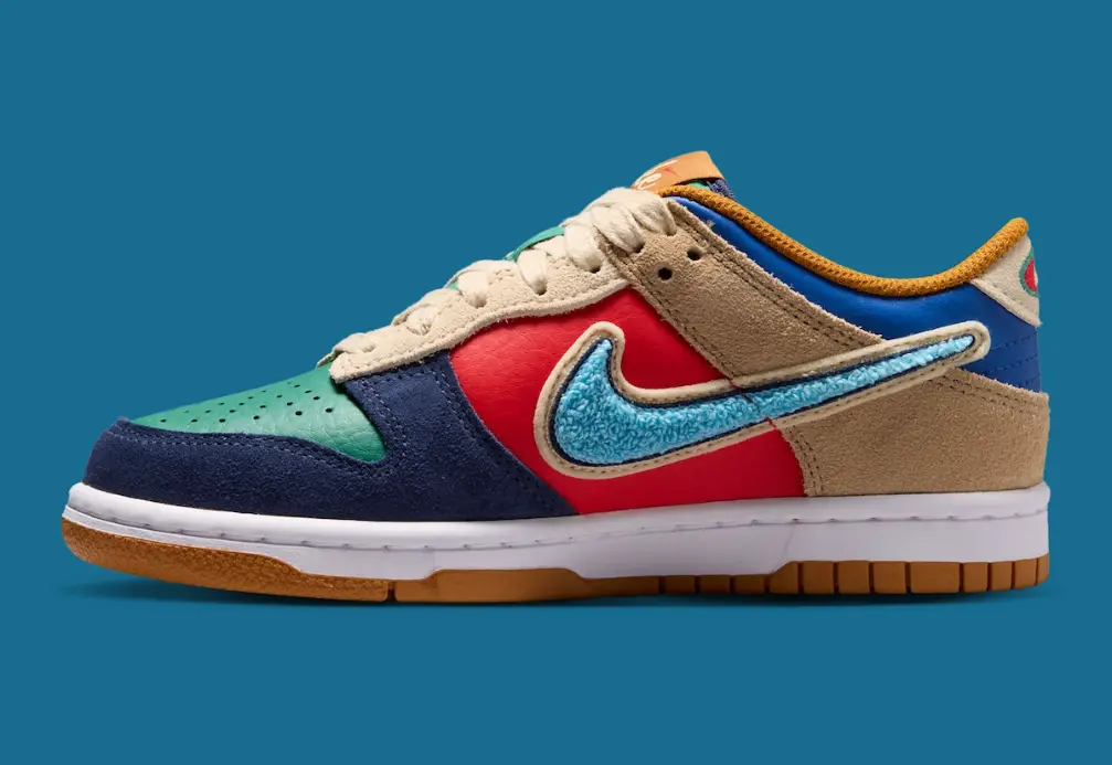 Giày Nike Dunk Low GS 'Mismatch' IV6203-410 - Ảnh 7