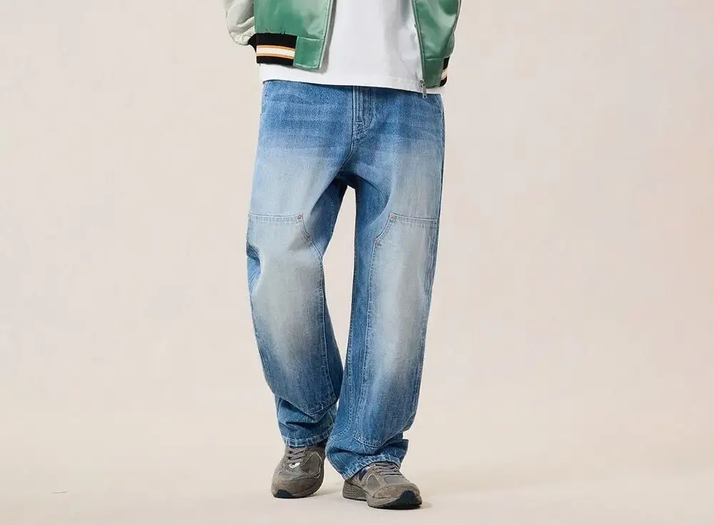 Alternative view of Quần Evisu Seagull Print Double Knee 2ESEJM6JE6141LFDN