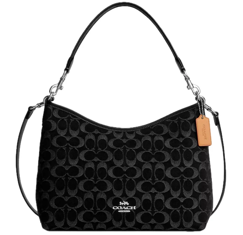 Túi Coach Laurel Shoulder Bag 'Black' CDE44-SVBK