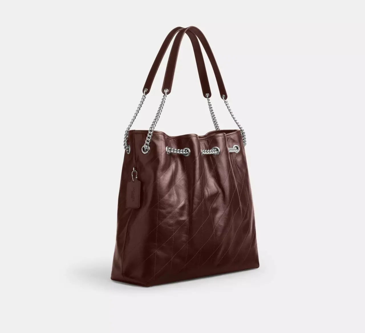 Túi Coach Evelyn Large Shoulder Bag 'Maple' CCZ81-SVMPL - Ảnh 3