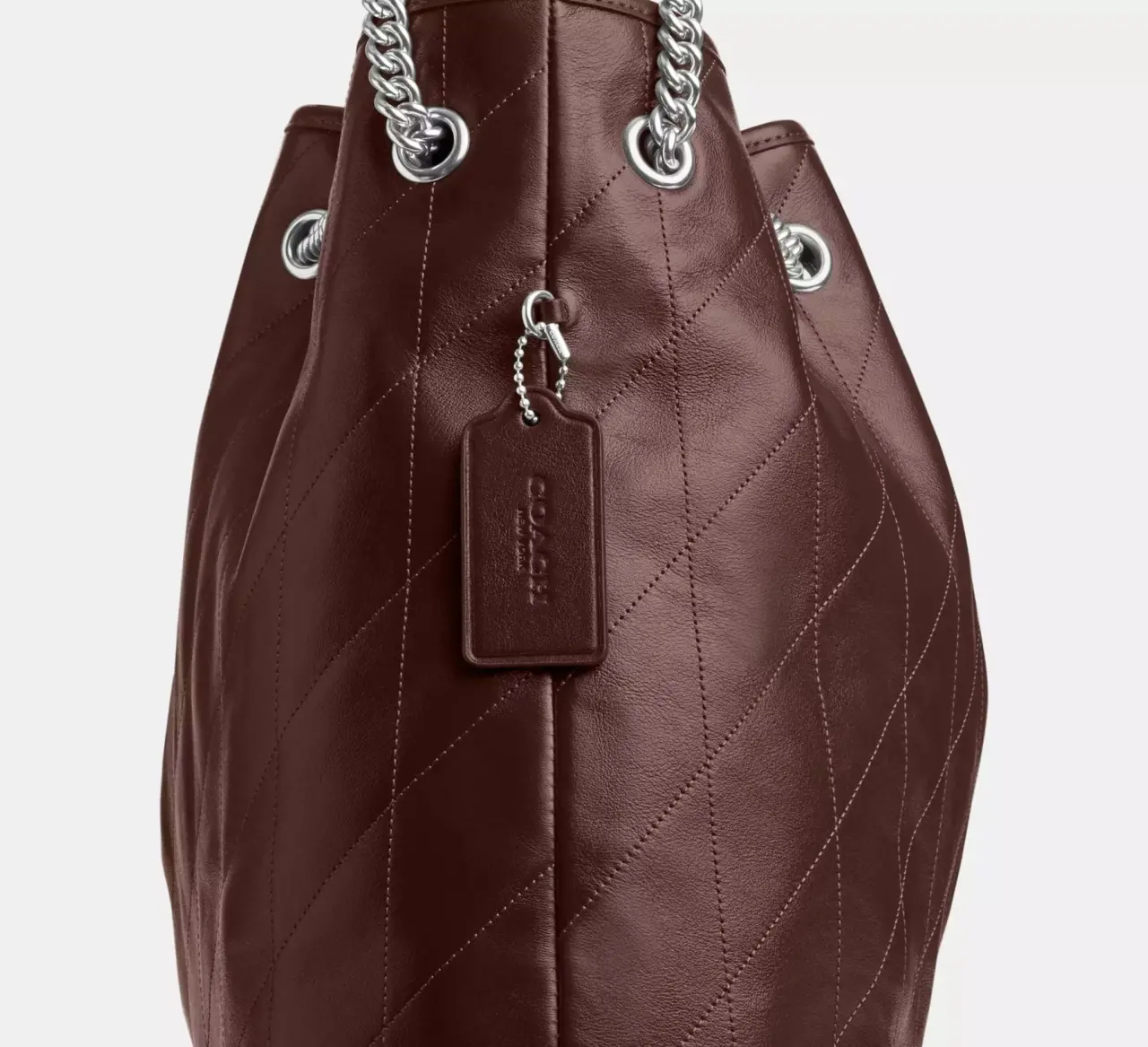 Túi Coach Evelyn Large Shoulder Bag 'Maple' CCZ81-SVMPL - Ảnh 6