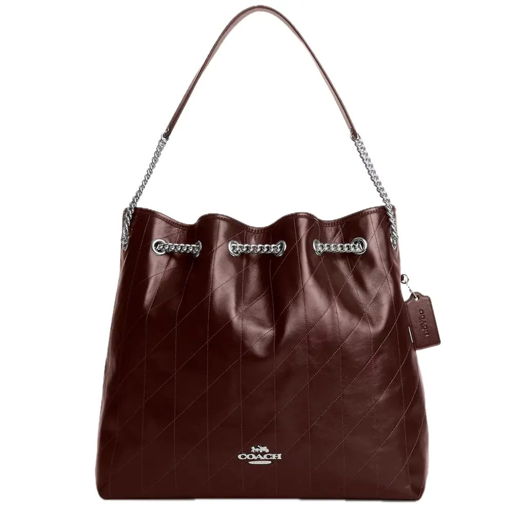 Túi Coach Evelyn Large Shoulder Bag 'Maple' CCZ81-SVMPL