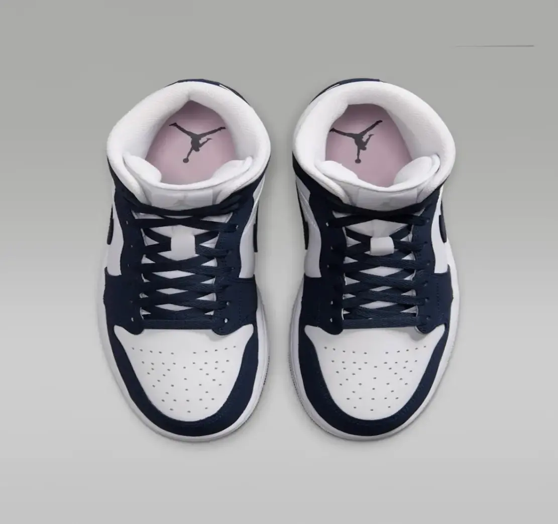 Giày Nike Air Jordan 1 Mid 'Obsidian' IV6046-400 - Ảnh 4