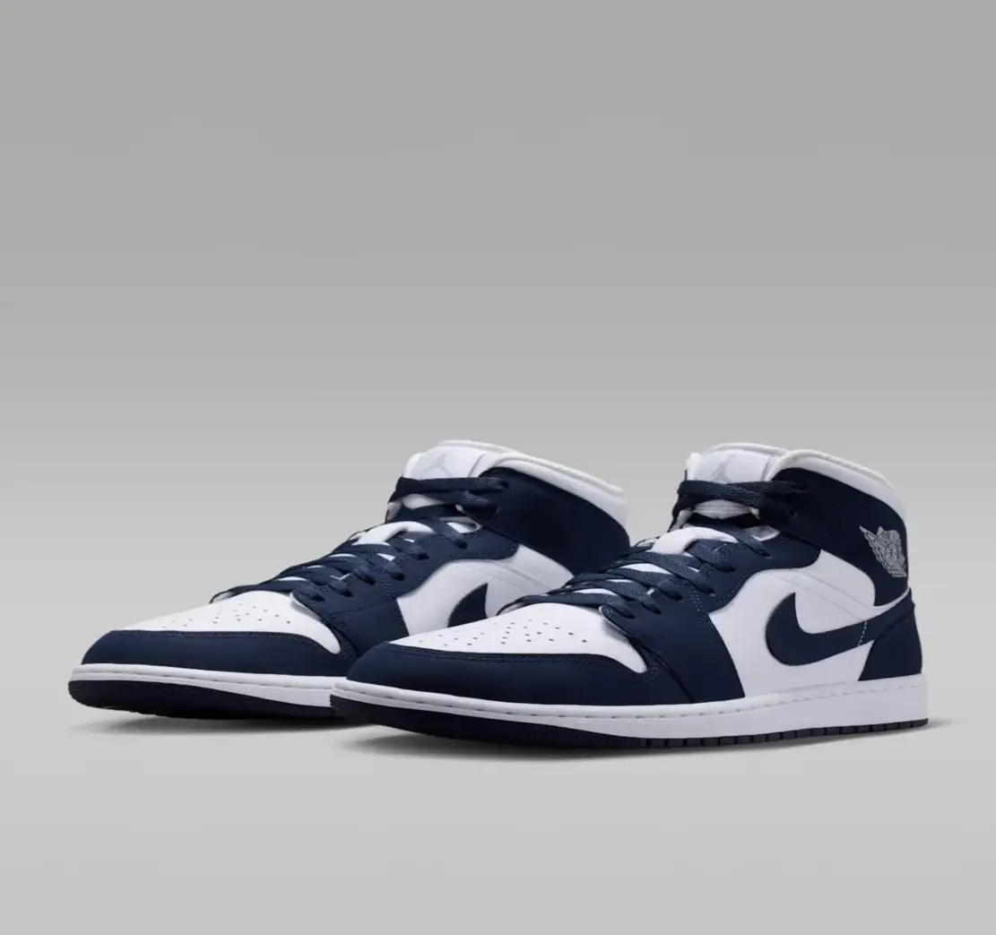 Giày Nike Air Jordan 1 Mid 'Obsidian' IV6046-400 - Ảnh 3
