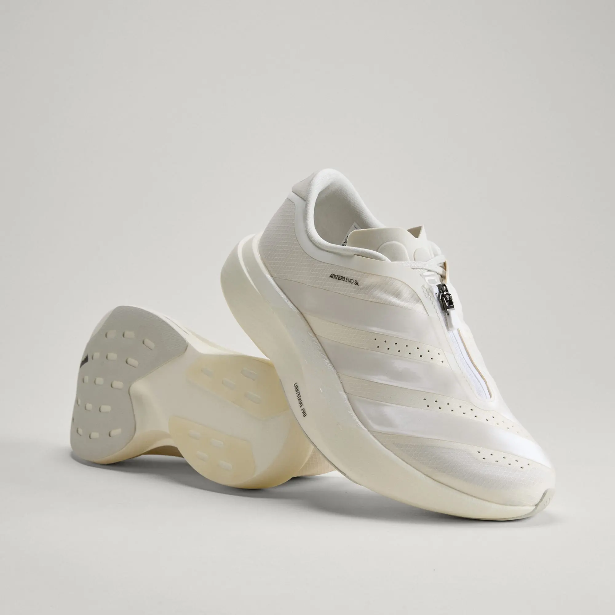 Giày Adidas Adizero Evo SL Zip 'White Zero' KI0477 - Ảnh 6