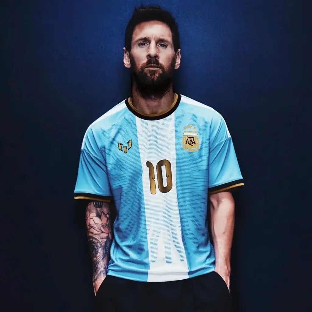 Alternative view of Áo Adidas Argentina 26 Home Messi Jersey 'Last Dance' LD3316