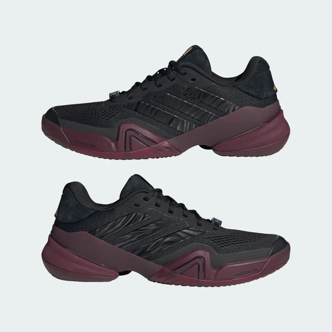 Alternative view of Giày Adidas Barricade 14 'Black Maroon' KK4411
