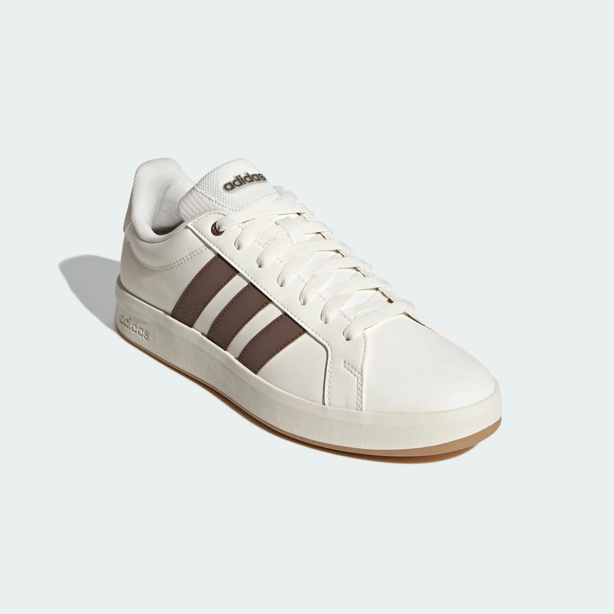 Giày Adidas Grand Court Base 3.0 'White Brown' KK4826 - Ảnh 3