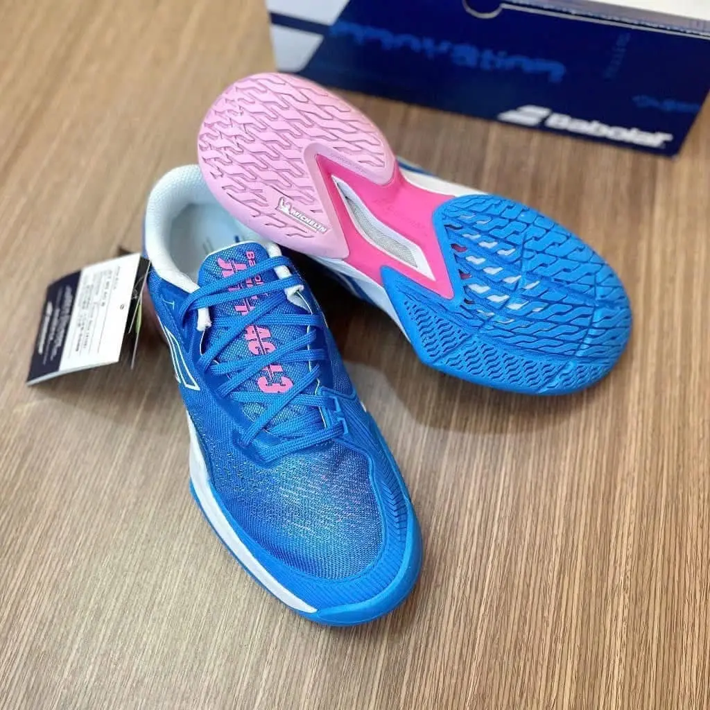 Giày Babolat Jet Mach 3 All Court ‘Blue Pink’ 31S23630-4106 - Ảnh 3