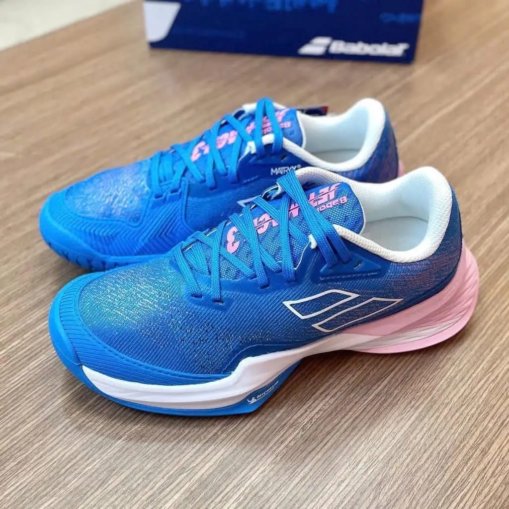 Giày Babolat Jet Mach 3 All Court ‘Blue Pink’ 31S23630-4106 - Ảnh 4