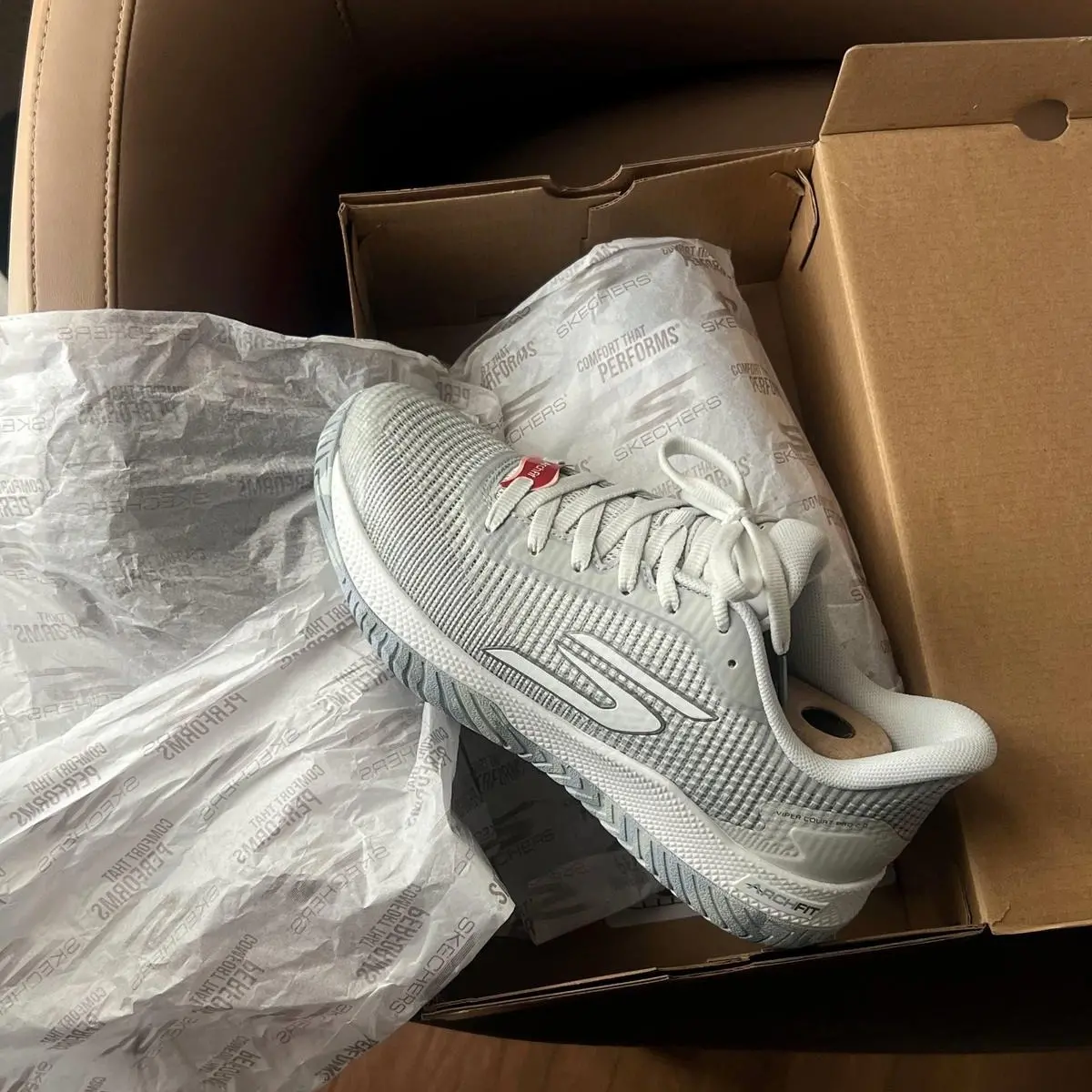 Giày Skechers Viper Court Pro 2.0 'Grey' 172109-LTGY - Ảnh 5