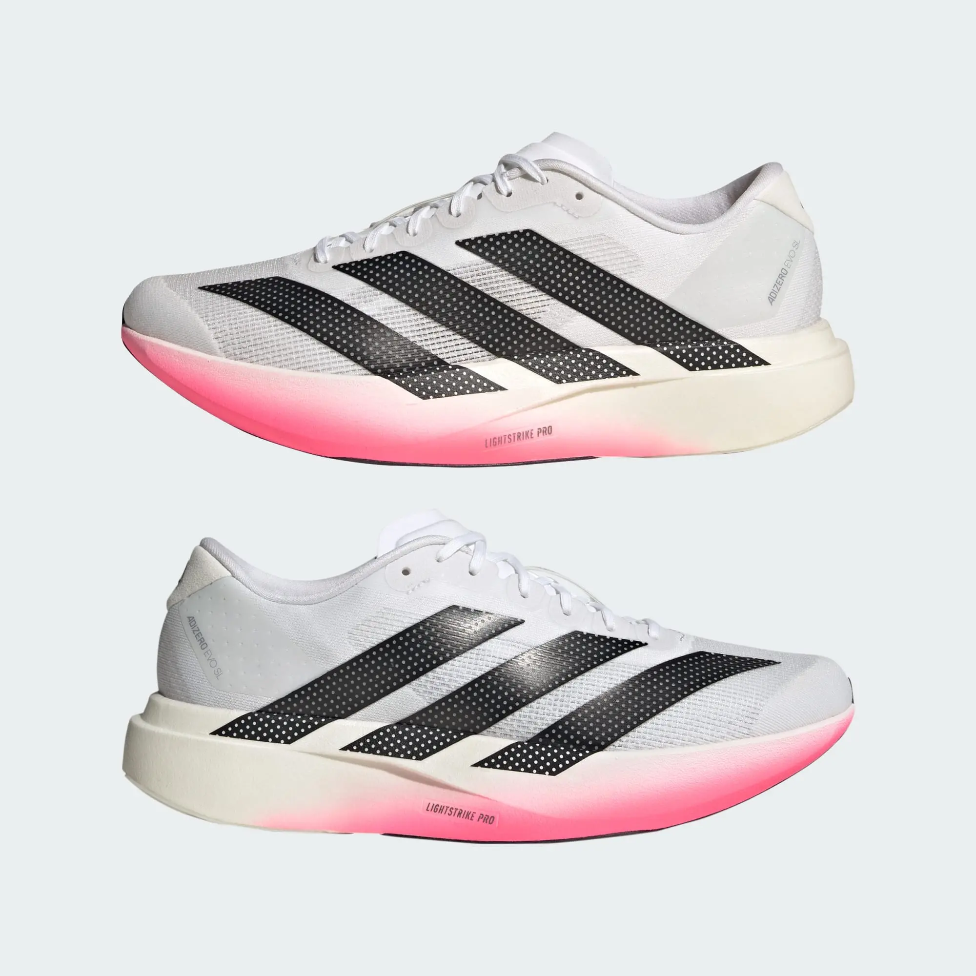 Giày Adidas Adizero Evo SL 'Cloud White Black' LM9021 - Ảnh 6