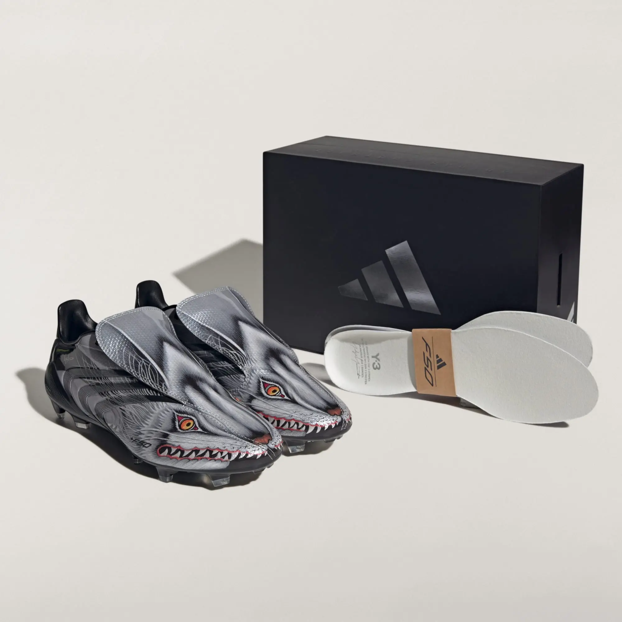 Giày Adidas F50 Tunit Y-3 Football Boots 'Black' KJ6541 - Ảnh 7