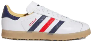 Giày Adidas Gazelle Leather 'White Dark Blue Red' JP7705