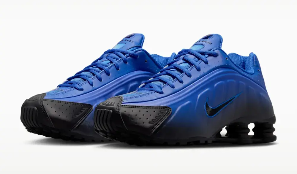 Giày Nike Shox R4 SE Fade ‘Racer Blue’ IQ7632-400 - Ảnh 3