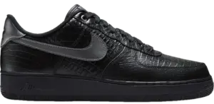 Giày Nike Air Force 1 Low 'Triple Black Croc' IV6306-010