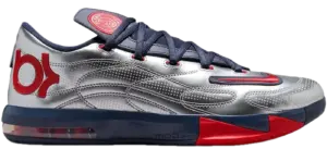 Giày Nike KD 6 'Metallic Silver Navy' IU0593-001