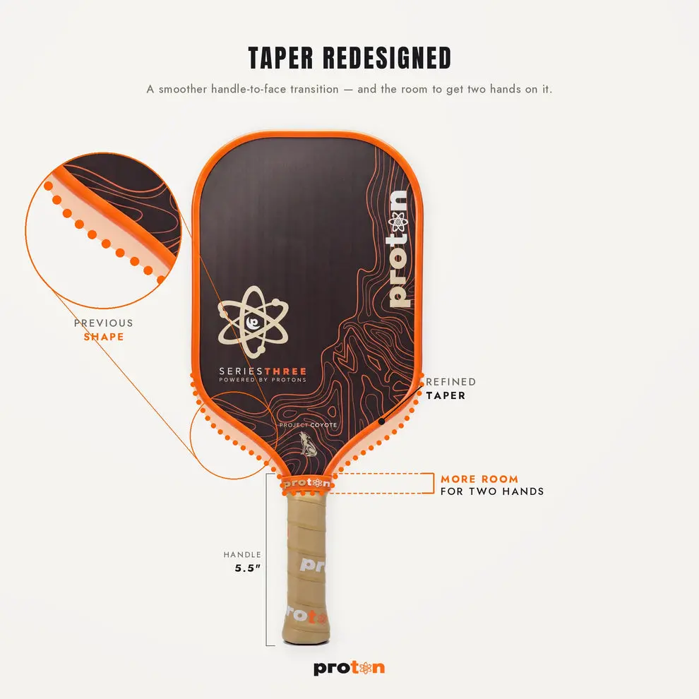Vợt Pickleball Proton Project Coyote Elongated 'Orange' - Ảnh 4