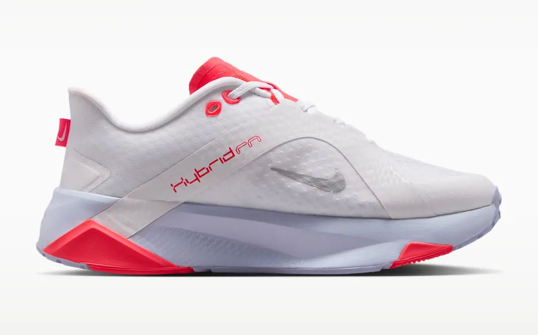 Alternative view of Giày Nike Hybrid RN 'White Crimson Silver' IO3815-102