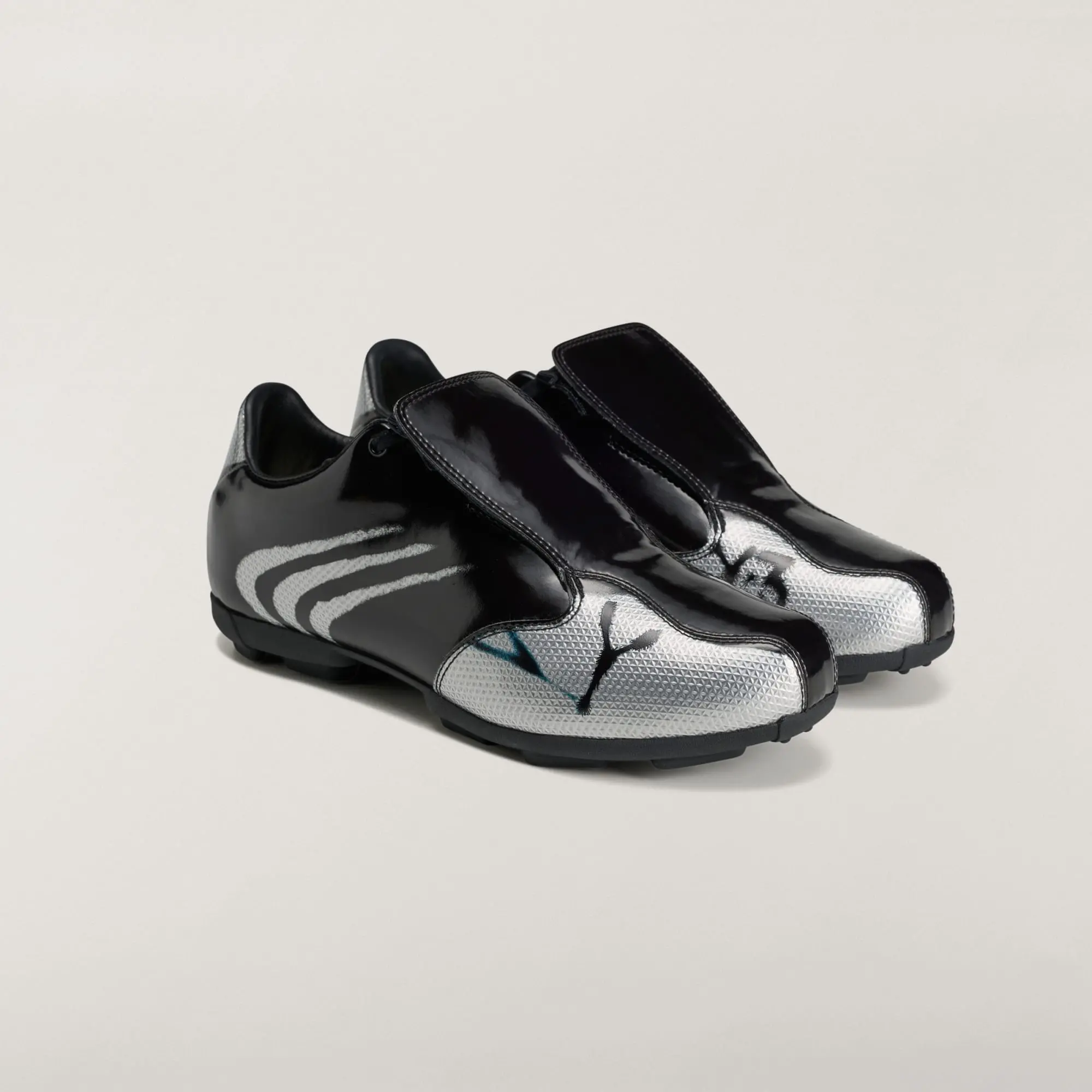 Giày Adidas Y-3 F50 AOP 'Silver Metallic Black' KH6855 - Ảnh 3
