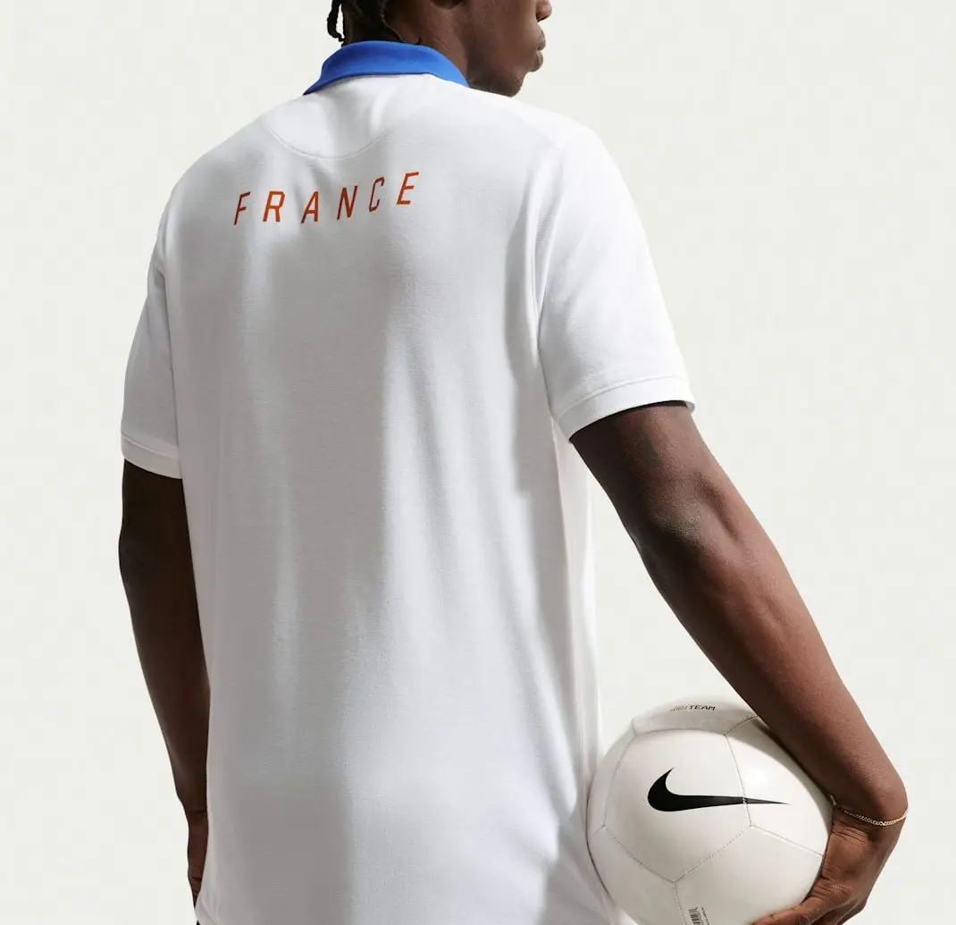 Áo Nike FFF France The Nike Polo 'White' IQ6429-100 - Ảnh 3