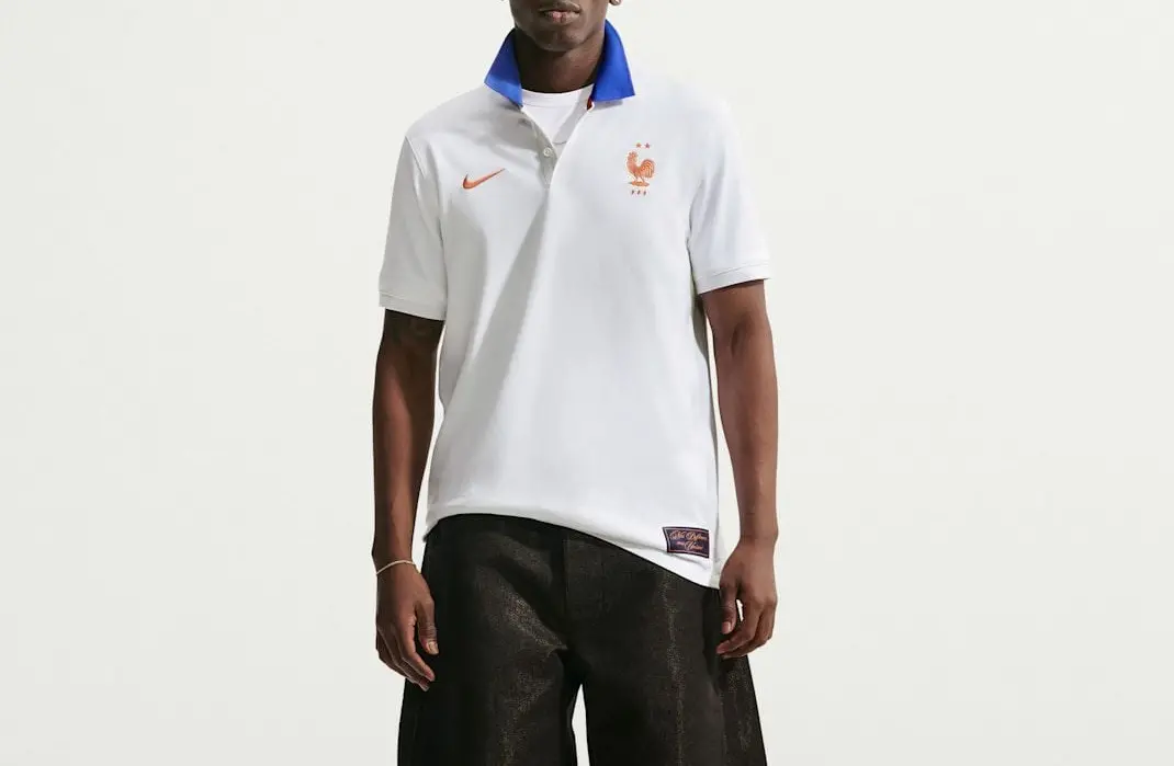 Áo Nike FFF France The Nike Polo 'White' IQ6429-100 - Ảnh 5