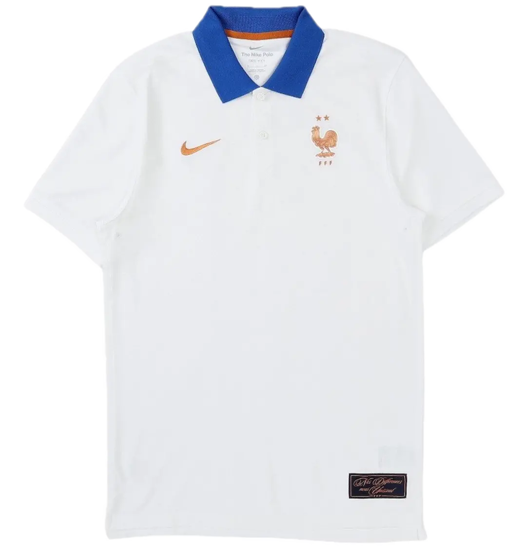 Áo Nike FFF France The Nike Polo 'White' IQ6429-100