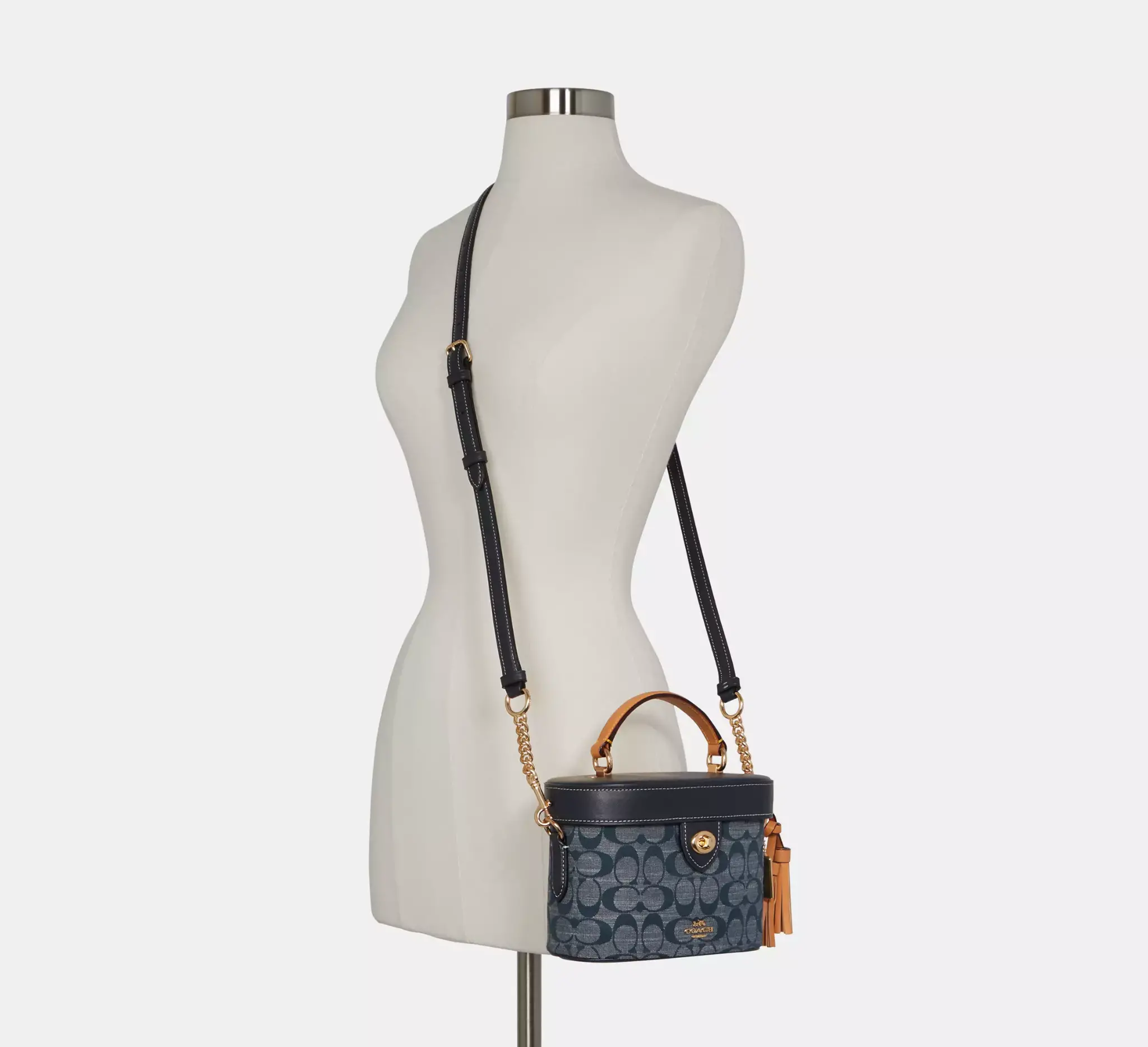 Alternative view of Túi Coach Kay Crossbody Chambray 'Blue' C8165-IMDEI
