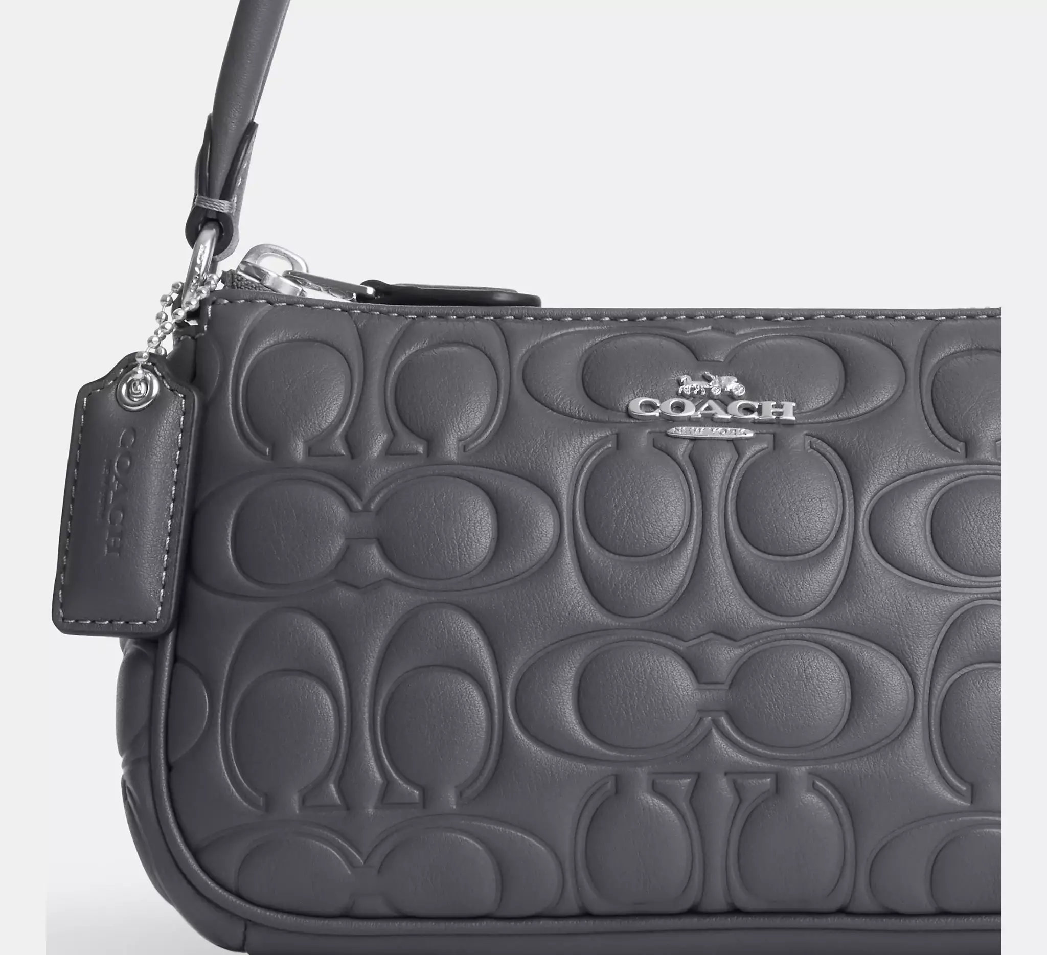 Túi Coach Nolita 19 With Signature 'Industrial Grey' CM239-SVQ9R - Ảnh 5