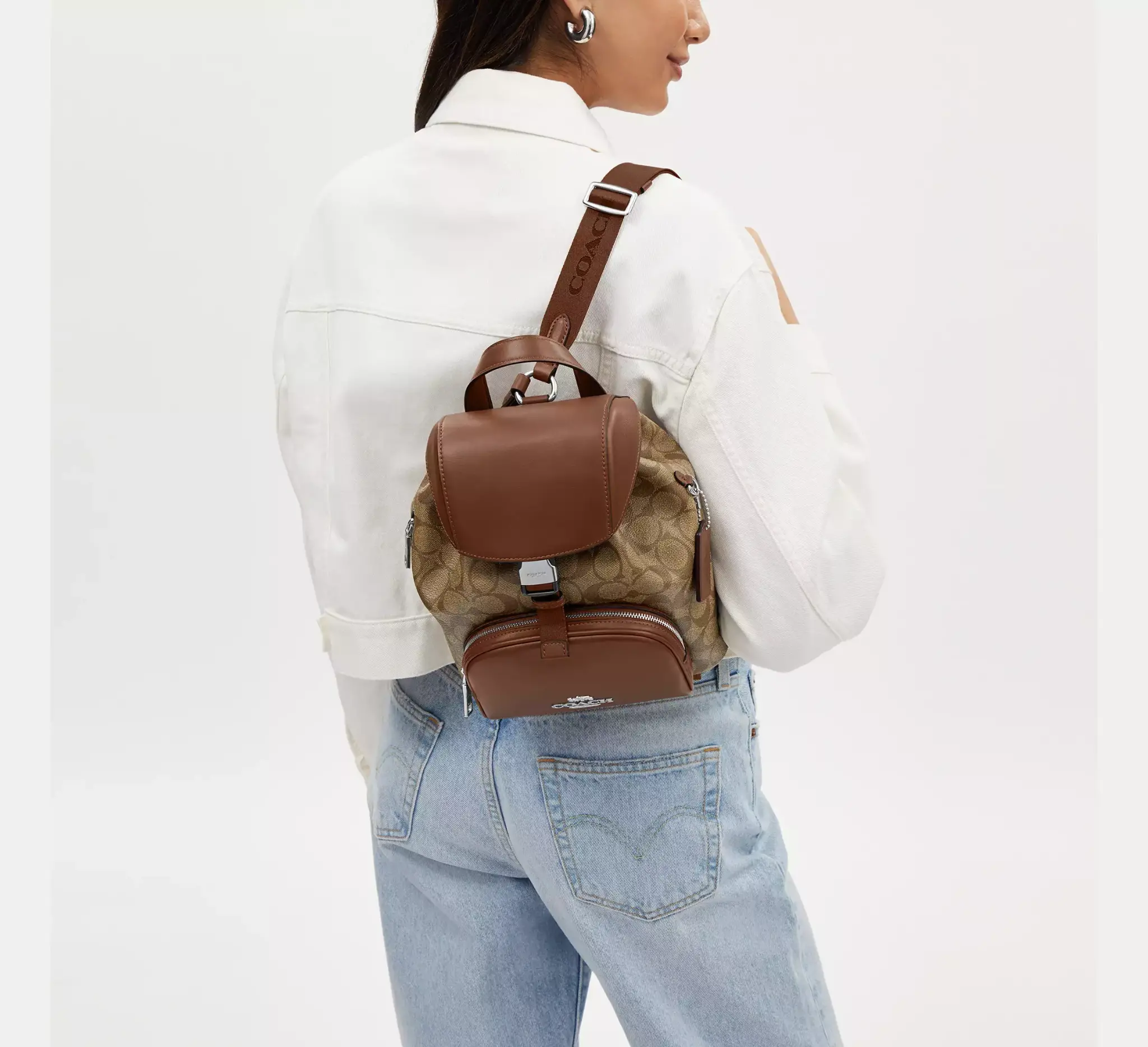 Alternative view of Balo Coach Pace Signature Canvas 'Brown' CR130-SVWQ3