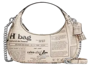 Túi Coach Carmen Crossbody 'Newspaper Print' CDB86-SVCAH
