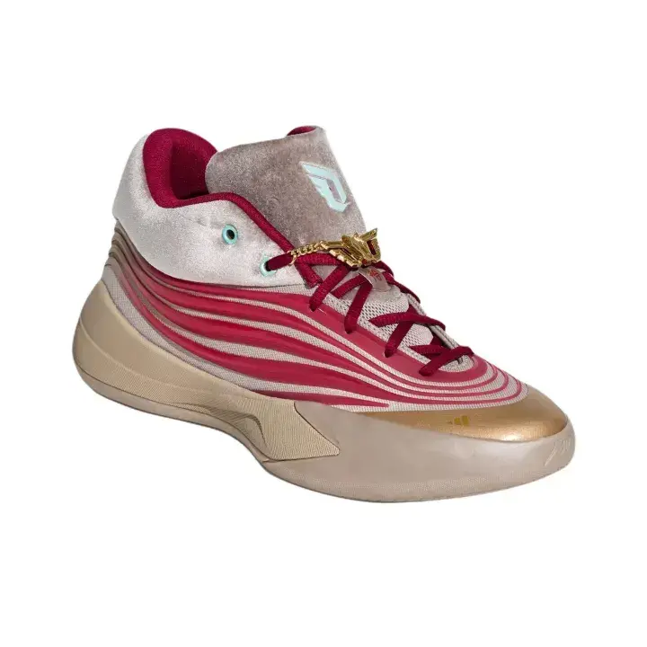 Giày Adidas Dame X ‘Gray Red’ KI7570 - Ảnh 3