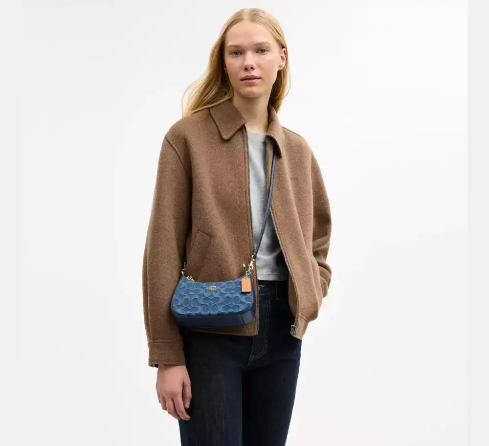 Alternative view of Túi Coach Teri Mini Crossbody Bag ‘Blue’ CDQ25-IMTYV