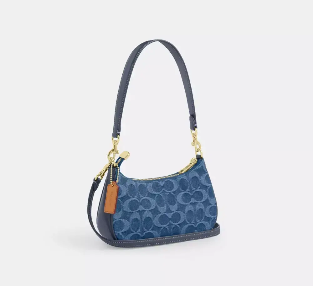 Túi Coach Teri Mini Crossbody Bag ‘Blue’ CDQ25-IMTYV - Ảnh 4