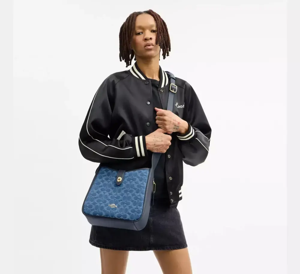 Alternative view of Túi Coach Hadley Convertible Crossbody Bag ‘Blue’ CDB98-IMTYV