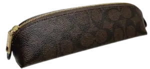 Túi Coach Pencil Case 'Walnut Black' CZ206-IMXAQ
