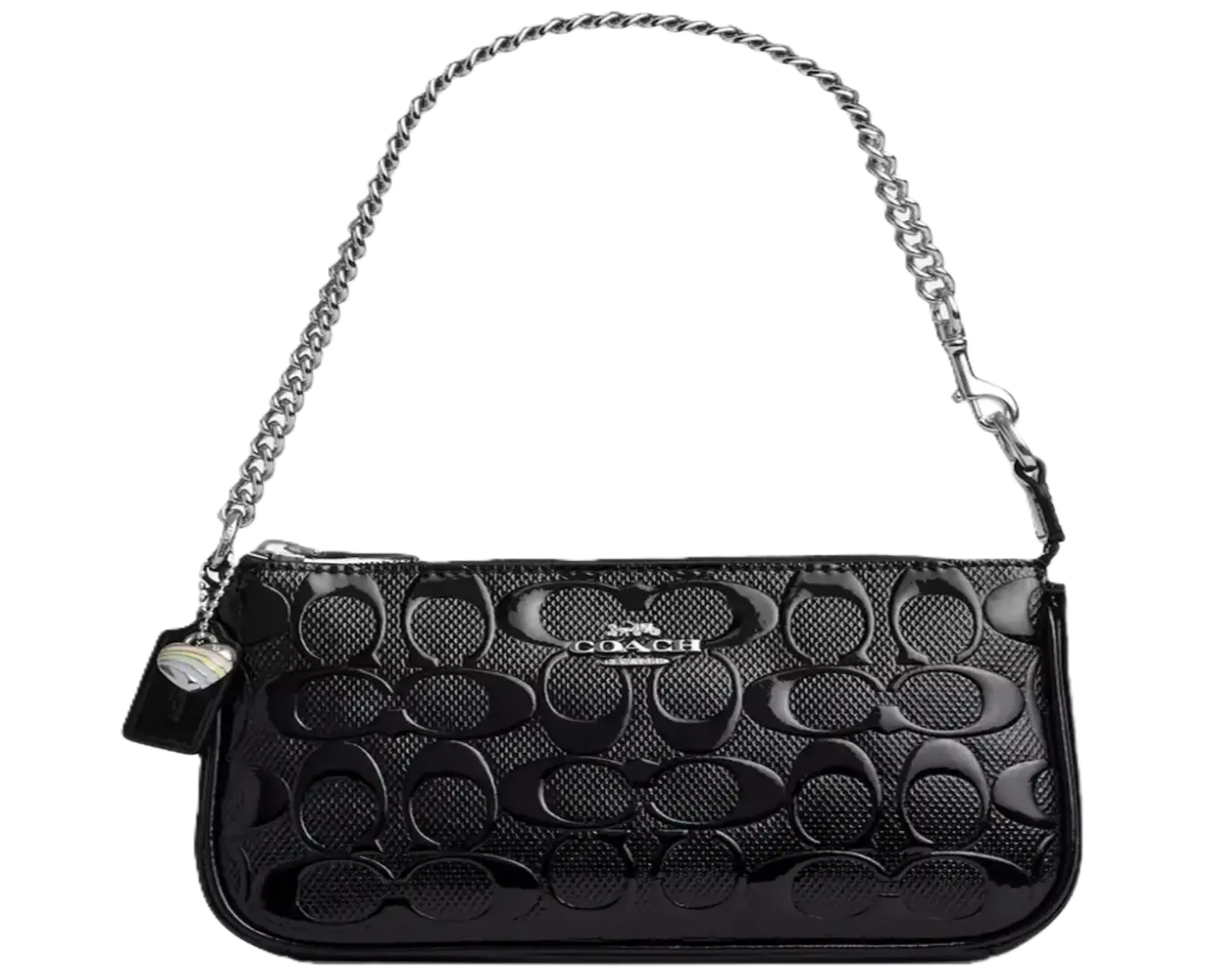 Túi Coach Nolita 19 Heart Charm 'Black' CDY97-SVBK