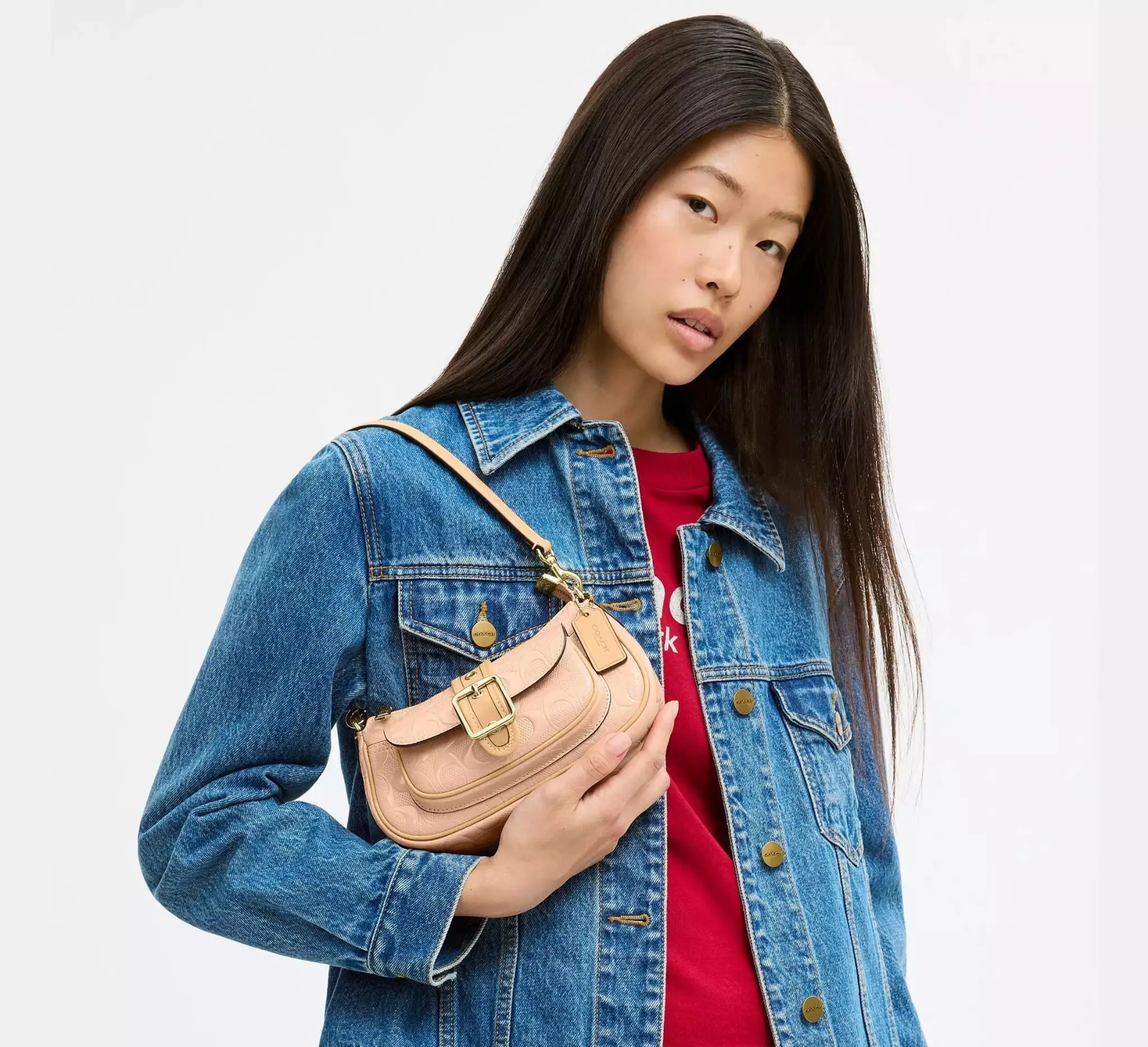 Túi Coach Ashton Mini Shoulder Bag 'Faded Blush' CEN11-IMS9W - Ảnh 4