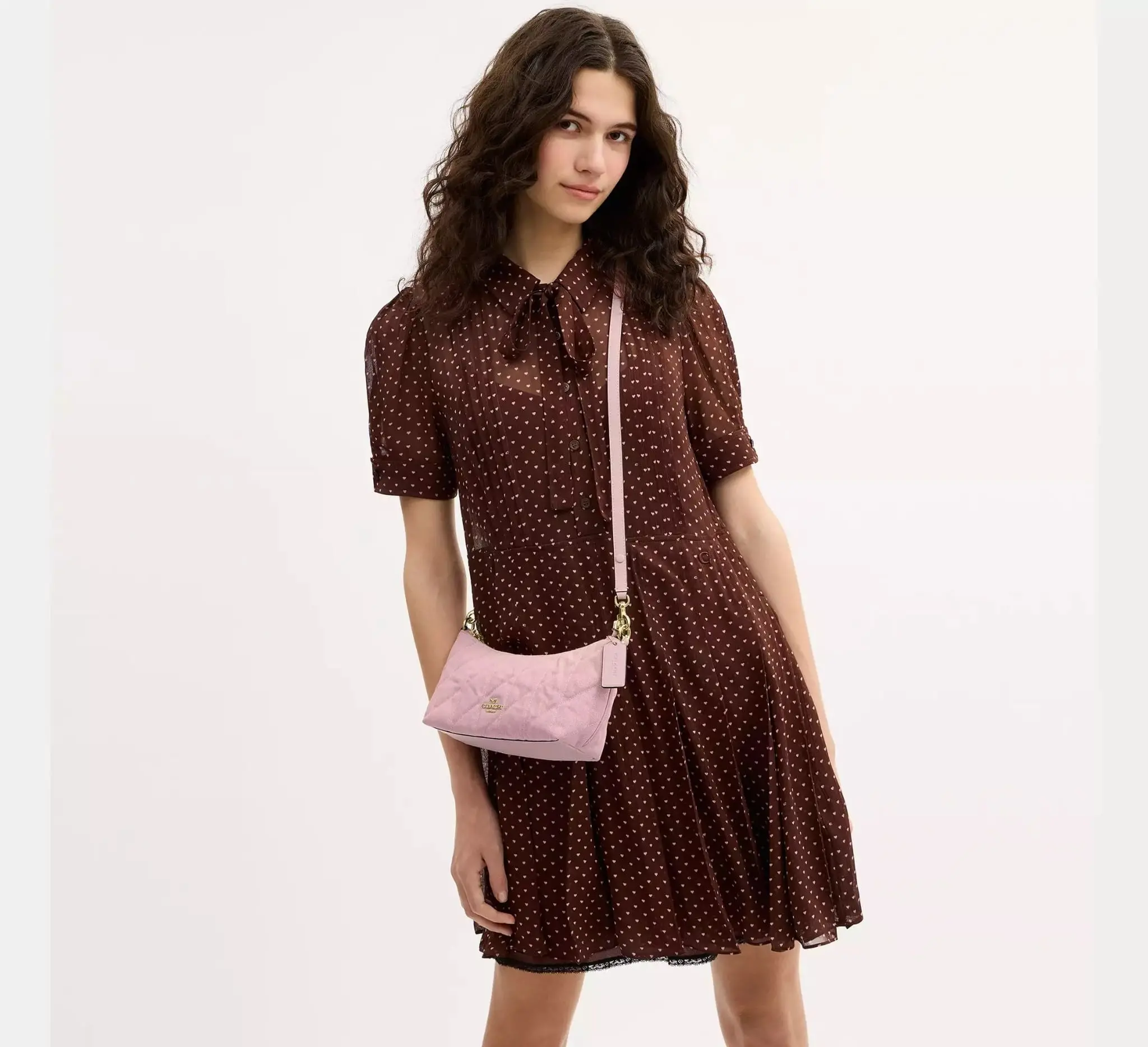 Alternative view of Túi Coach Caitlin Shoulder Bag 'Pink' CEQ62-IMNH1
