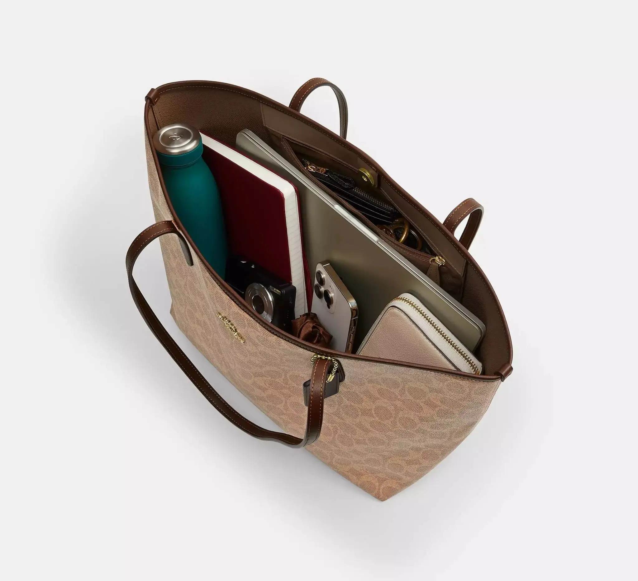 Túi Coach City Tote Bag 'Tan' CV976-IMXHE - Ảnh 5