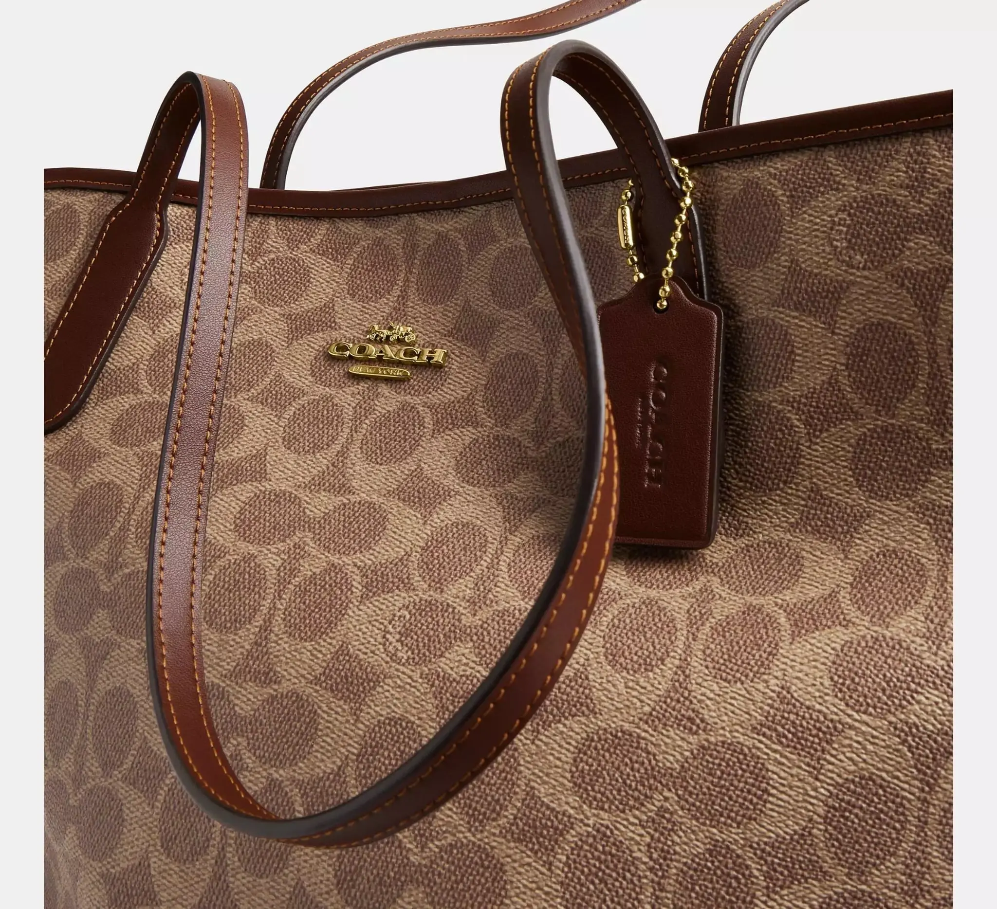 Alternative view of Túi Coach City Tote Bag 'Tan' CV976-IMXHE