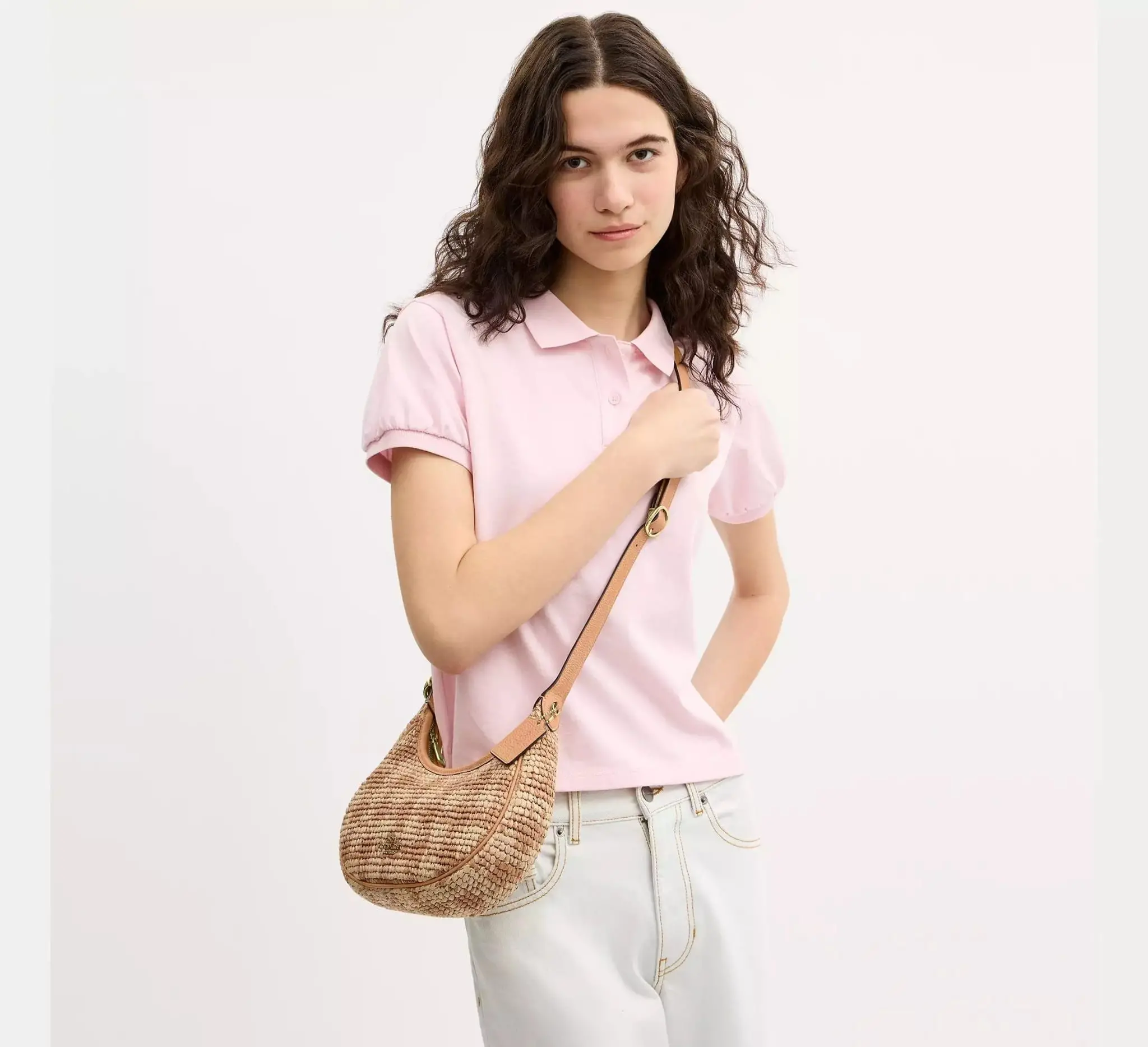 Alternative view of Túi Coach Emily Shoulder Bag 'Tan' CEN02-IMTN2