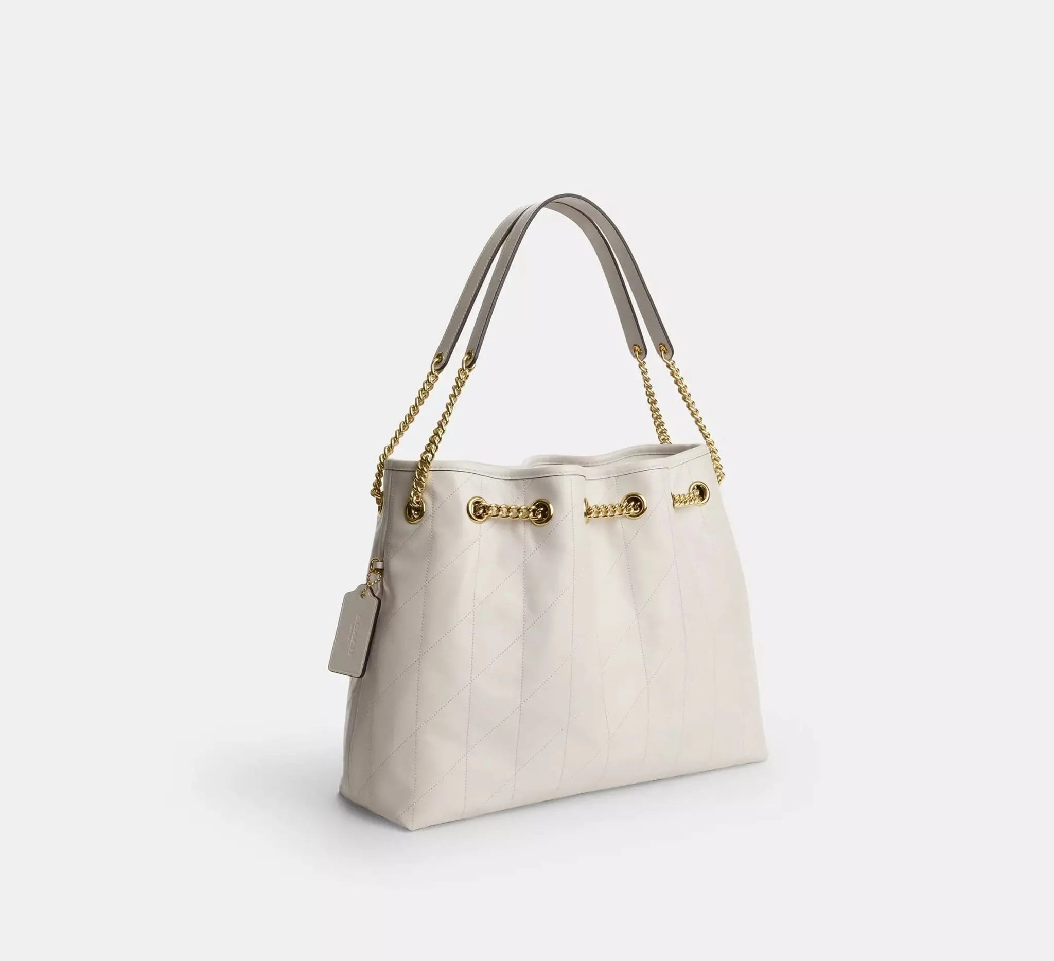 Túi Coach Evelyn Shoulder Bag 'Chalk' CES33-IMCHK - Ảnh 7